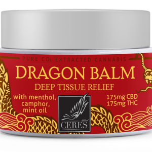 a picture of a topical container described as Dragon Balm