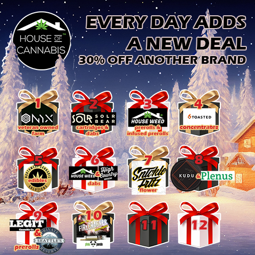 House of Cannabis 2022 Advent Calendar