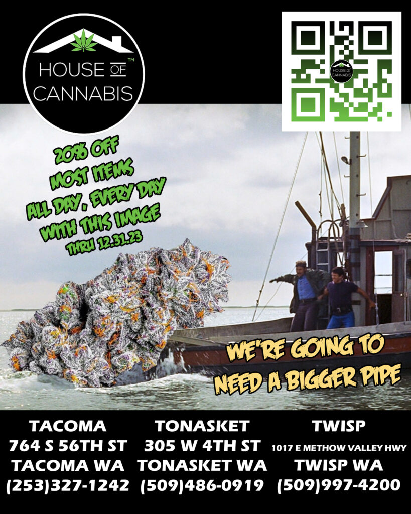 A saveable image with a QR code that accesses 20% OFF most items, all of the time, thru 2023.