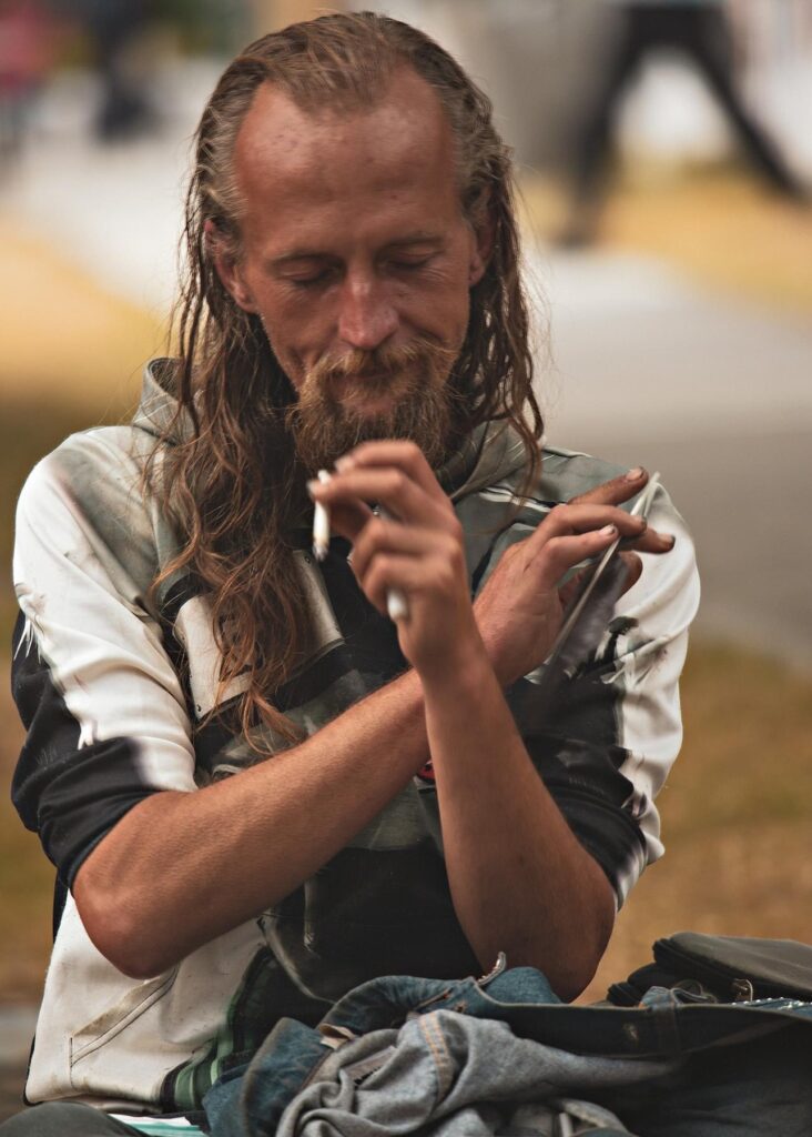 A picture of the crowd at Tacoma Porchfest