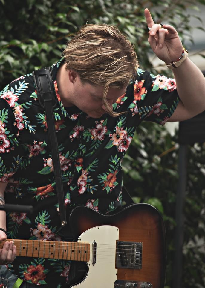A picture of the band CHAD at Tacoma Porchfest