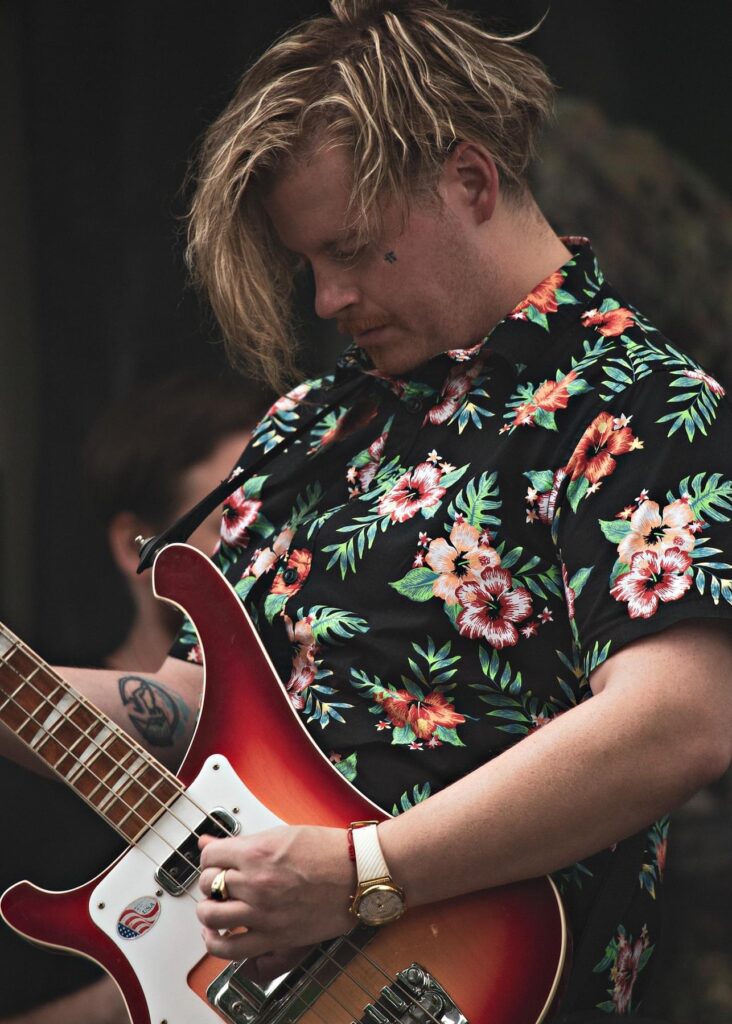 A picture of the band CHAD at Tacoma Porchfest