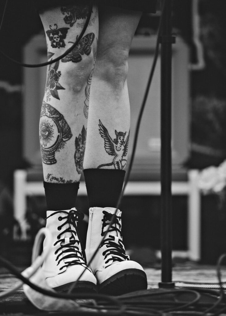 A picture of the band GLU at Tacoma Porchfest