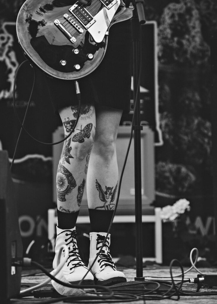 A picture of the band GLU at Tacoma Porchfest