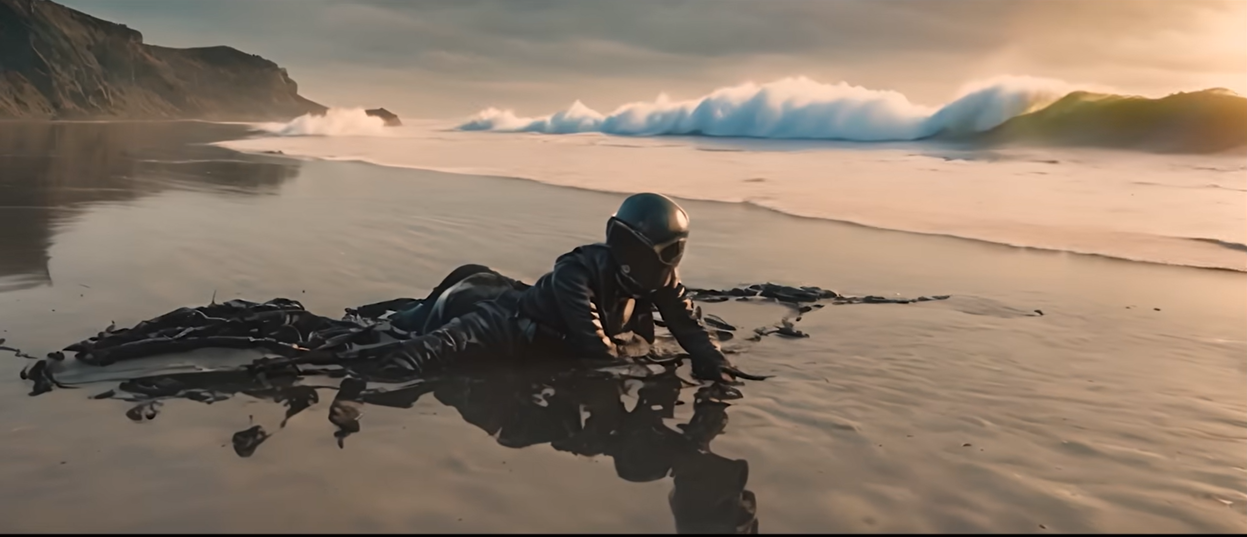 A still frame from The Dandy Warhols video "I'd like to help you with your problem"