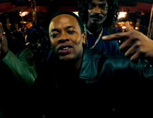 a still capture of Dr. Dre & Snoop Dogg from the Next Epsidoe music video