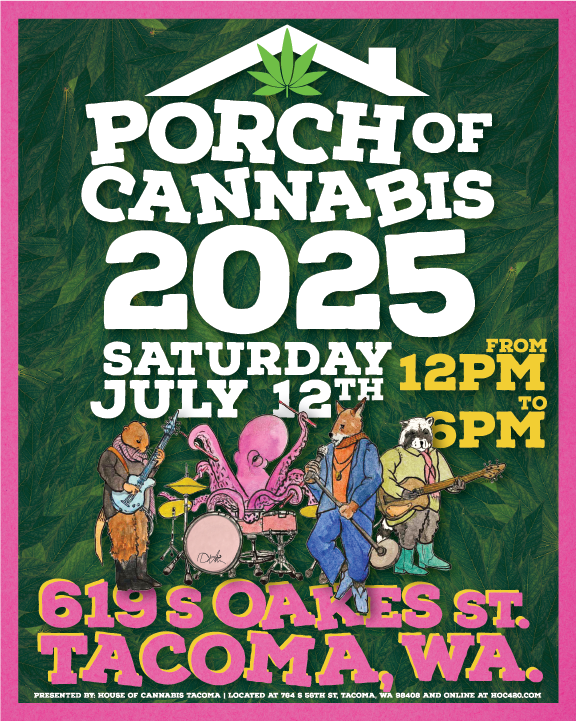 House of Cannabis Stage Lineup Revealed for Tacoma Porchfest 2025